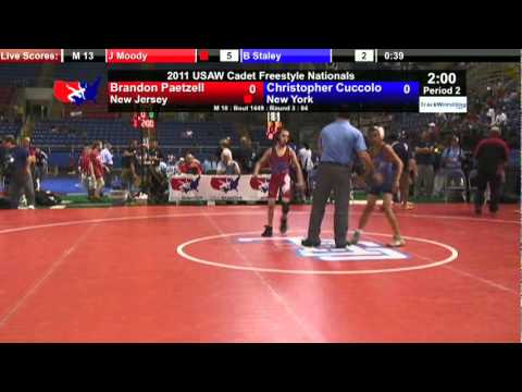 Cadet Freestyle 84 - Brandon Paetzell (NJ) vs. Chris Cuccolo (NY)