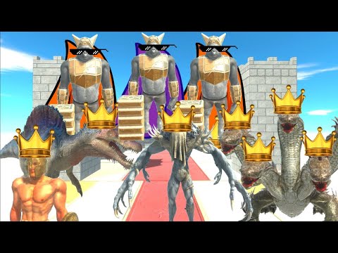 SUPER GHOR BROTHERS  VS KING  SCOURGE + ACHILLES + HYDRA + SPINOSAUR  - ARBS