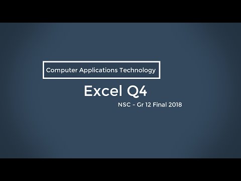 NSC CAT Nov 2018 - Q4 Excel