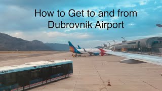 How to Get to and from Dubrovnik Airport