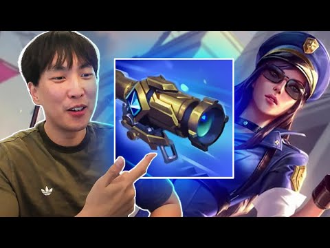 the new ADC item on Caitlyn is INSANE