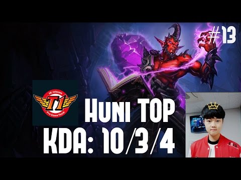 SKT T1 Stream: SKT T1 Huni TOP Ryze vs Maokai Challenger #13