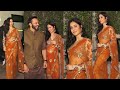 What A Beautiful Lady Katrina Kaif Looking Very Pretty In Golden Saree At Promotion Of Suryavanshi