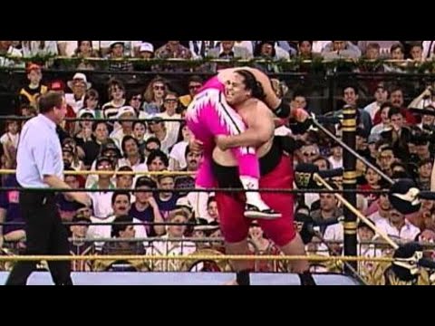 Yokozuna defeats Bret Hart at WrestleMania IX