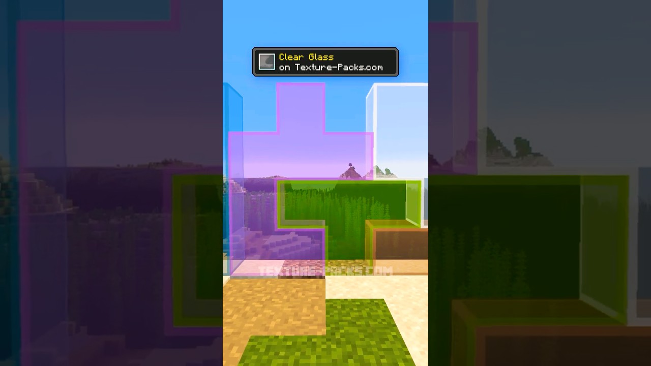 🥇 Minecraft Texture Pack Clear Glass