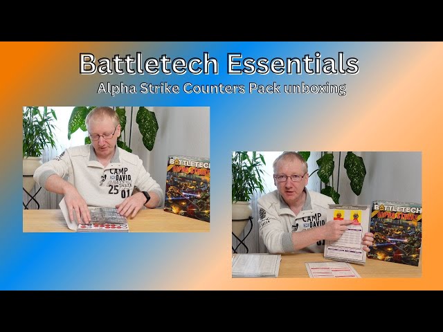 Vídeo relacionado con Catalyst Game Labs BattleTech Counters Pack Alpha Strike - Miniatures Wargame Accessory for 2+ Players, Ages 14+, 1.5 Hours+ Play Time - Essential Kit by