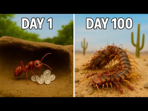 1000 Ants vs Deadly Prey | 100 Days of Colony War