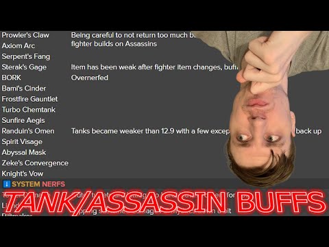 Major Patch Preview: Tank/Assassin buffs | Sustained damage and bruiser nerfs (12.11 patch preview)
