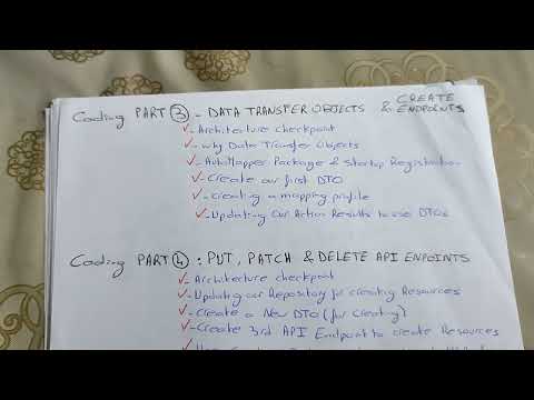 PART 3 overview of a .NET CORE 3.1 MVC REST API