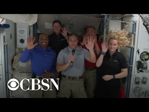 Astronauts talk about successful SpaceX Crew Dragon launch in space station news conference