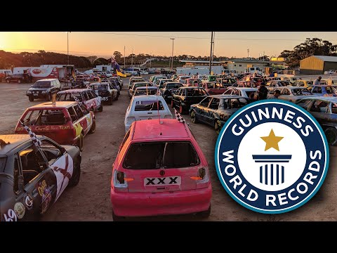 Australia's Largest Demolition Derby - World Record Attempt