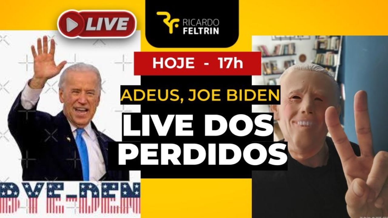 LIVE DE DESPEDIDA DO JOE BIDEN #LIVEDOSESQUECIDOS