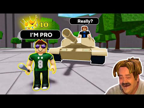 ROBLOX Strongest Battlegrounds Funny Moments (MEMES) #14