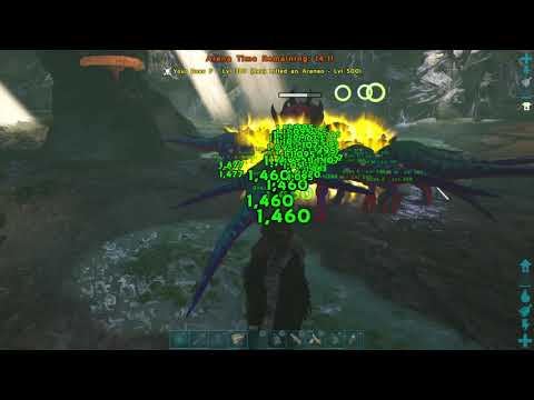 ARK: Survival Evolved Rex army vs alpha broodmother