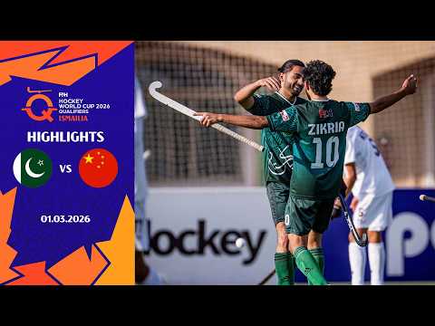 FIH Hockey Men's World Cup Qualifier Ismailia, Egypt - Match 2: Pakistan vs China