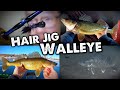Video Thumbnail for INSANE Walleye Bite with Tungsten Hair Jig in Shallow Water