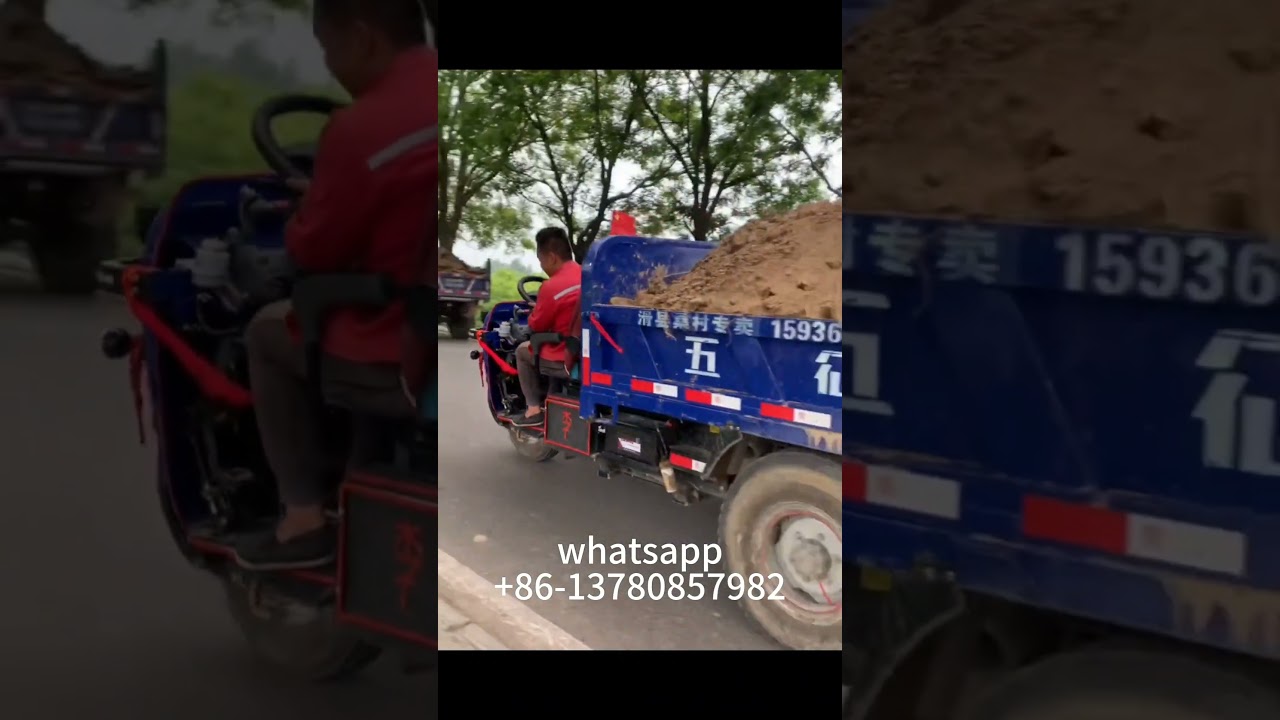 Powerful Diesel tricycle for africa #tricycle #dieseltricycle