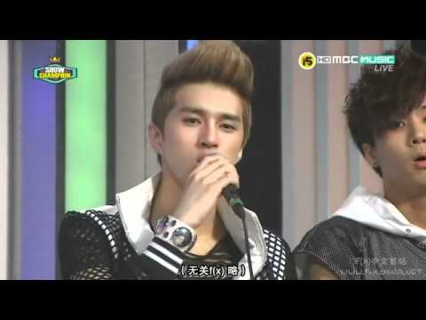 [中字] 120626 f(x) - Talk @ MBC Show Champion