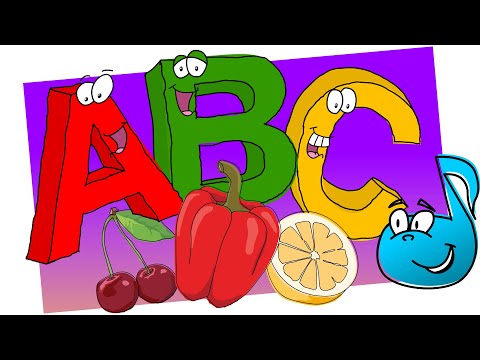 ALFABET warzywno-owocowy || NutkoSfera i DrobNutki || Piosenki DLA DZIECI || CeZik dzieciom