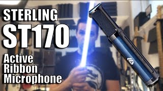 Video thumbnail for the Sterling Audio ST170 active Ribbon microphone looks like a Lightsaber by Landon Bailey