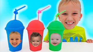 Download lagu Vlad dan Niki belajar membuat mainan dari Pasir Kinetik mp3