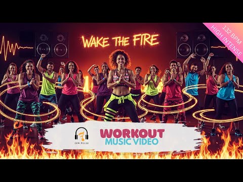 Wake the Fire | Zumba Dance Workout Song (132 BPM Latin-Electro) #zumba #workoutmusic #dancemusic
