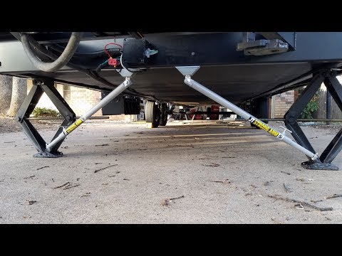 JT's Strong Arm Jack Stabilizers installed and operation.