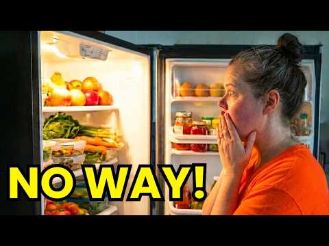 Frugal Living: Empty Fridge to FULL for $0 - Grocery Haul - Food Bank Haul - Frugal Living Tips