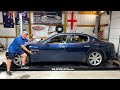 We fixed my Broken $4500 Maserati Quattroporte S for FREE then Straight Piped it!! Sounds Crazy!!
