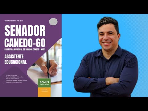Apostila Concurso Prefeitura de Senador Canedo - GO 2025 - Assistente Educacional