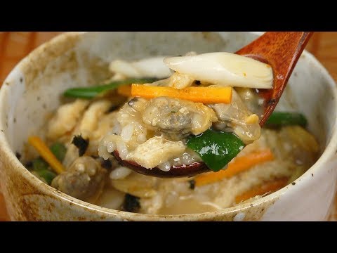 蛤蜊味噌湯(米飯) (Fukagawameshi (Clam Miso Soup over Rice)