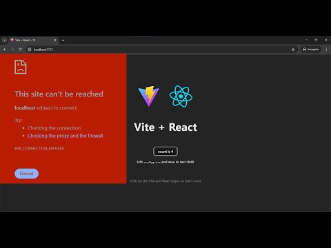 Create Vite React Typescript npm run dev http://localhost:5173