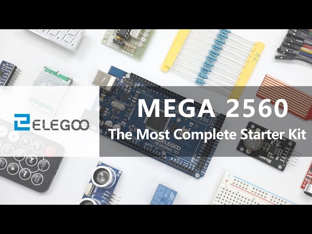 Vídeo relacionado con ELEGOO Mega de 2560 R3 Tarjeta Placa Compatible con Arduino IDE con Microcontrolador Basada en el m e g a con USB Cable Negro Versión Mega Kit