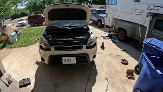 How To Replace The Rear Pads And Rotors On A Kia Soul or Forte