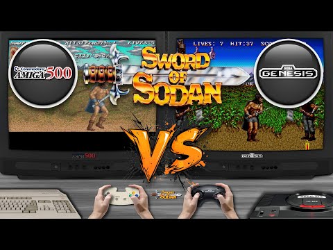 Sword of Sodan 🎮 Amiga 500 vs Sega Genesis | Side-by-Side Comparison