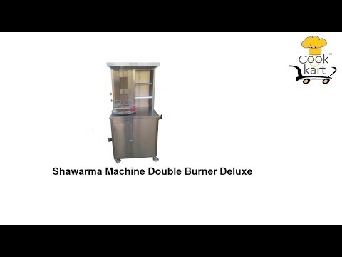 Shawarma Machine Double Burner Deluxe