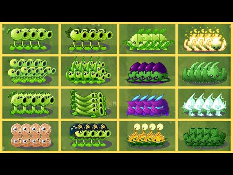 Random 16 Teams 4 Plants PEA x MINT - Which Team Will Win? Pvz 2 Plant vs Plant