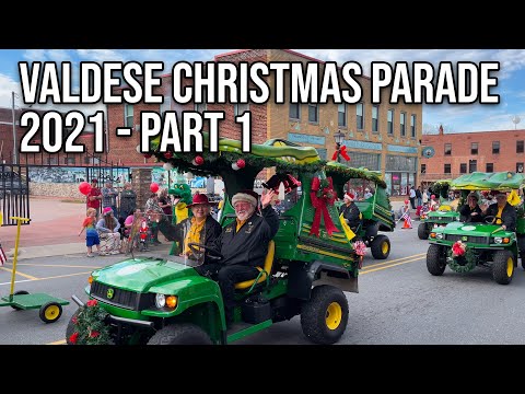Valdese NC Christmas Parade 2021 - PART 1