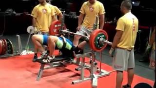 253kg Asian Benchpress Record breaking attempt