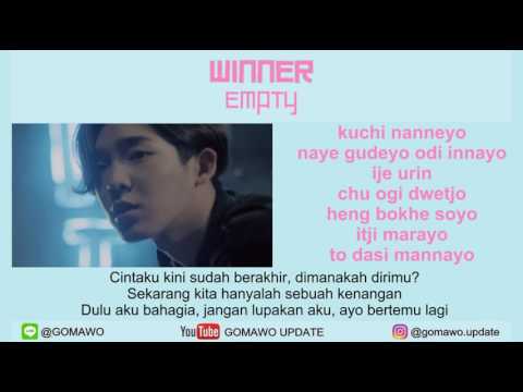 LIRIK WINNER - EMPTY [LIRIK KOREA, INDONESIA & MV]
