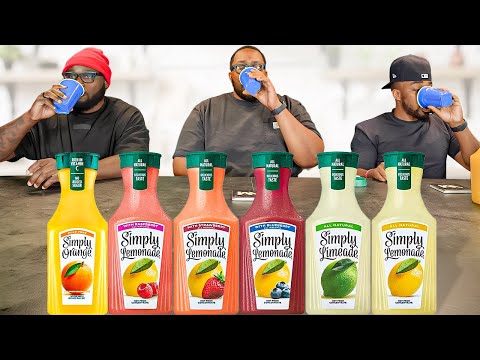 We Tried Every Flavor Of Simply Juice