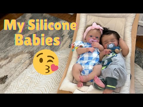 DRESSING MY SILICONE BABY DOLLS FOR A SUMMER DAY *SEE MY PACIFIER COLLECTION*