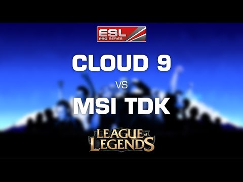 League of Legends - Cloud 9 vs. MSI TDK - EPS NA Season XI Finals - Ro8