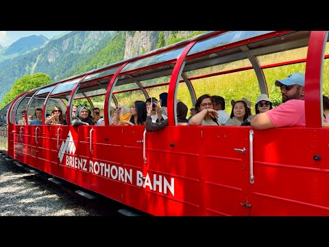 World’s Most Beautiful Train Ride in Switzerland _ Brienz Rothorn Bahn 🇨🇭