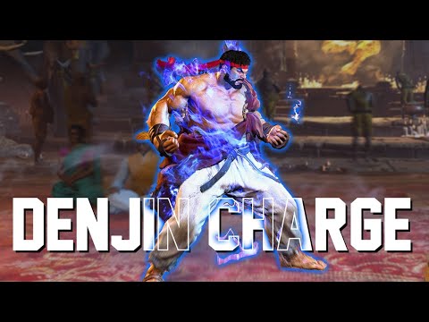 How To Utilize Ryu's Denjin Charge Move - Street Fighter 6