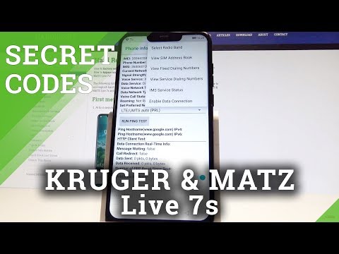 How to Use Secret Codes on KRUGER & MATZ Live 7s - Hidden Mode / Advanced Me