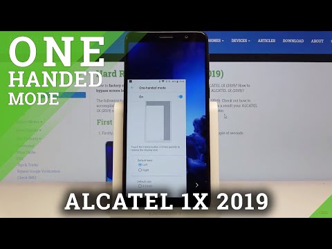 ALCATEL 1X (2019) – Activating & Managing One-Handed Mode