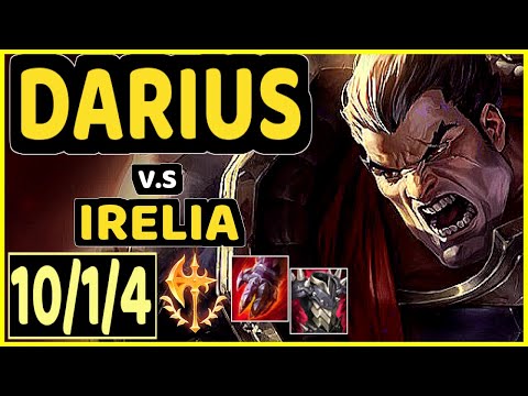 SOHWAN (DARIUS) vs IRELIA - 10/1/4 KDA TOP GAMEPLAY - KR Ranked MASTER