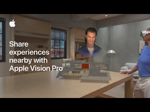How to share experiences nearby with Apple Vision Pro | Apple Support