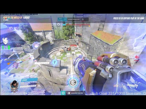 POTG! 21K DMG! YZNSA PHARAH MAIN GAMEPLAY OVERWATCH SEASON 28 TOP 500
